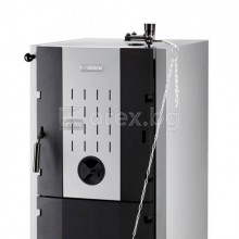 Чугунен Котел BOSCH SOLID 3000H, 4 секции, 20kW - твърдо гориво (кокс, дърва, въглища), триходов, терморегулатор, SFU 20 HNC