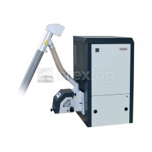 Пелетен комплект BISOLID HC 18kW - котел, пелетна горелка, шнек, бункер, ЛЯВ