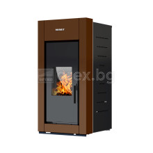 Пелетна Камина BURNiT Trend 4G - 20kW, с водна риза 17.5kW - КАФЯВО КАФЕ 