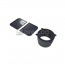ПЕВП(PEHD) 130/90 комплект 2бр. тапи и дренаж Ø100/Ø110 - DEVOREX Xdrain