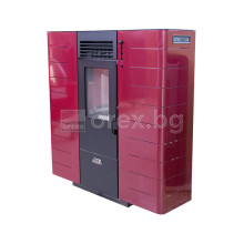 Пелетна Камина ARTEL Subtile SC8 - 8kW, с въздуховод, без водна риза - БОРДО (гланц)