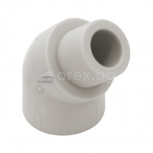 ППР(PPR) Коляно с чеп 45° Ø20 - FV PLAST