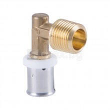 Ъглова прес-връзка 90° Ø20хØ1/2''М - HERZ TH P712011