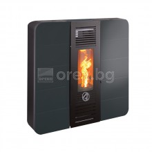 Пелетна Камина ARTEL Subtile Thermo L16 - 16.15kW, с водна риза 10.59kW - ЧЕРЕН