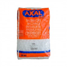 AXAL Pro Таблетирана сол за омекотителна с-ма, 99,9% NaCl - торба 25кг