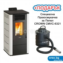 Пелетна Камина ARTEL Easy M10 - 8.87kW, без водна риза - БЯЛ (гланц)
