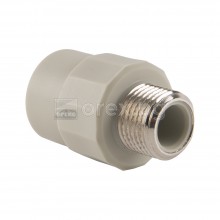 ППР(PPR) Муфа с външна месингова резба Ø20-3/4'' - FV PLAST
