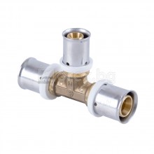 Прес-връзка тройник редуктивен Ø26хØ16хØ26 - HERZ TH P722603