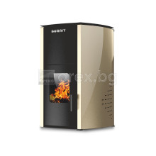 Пелетна Камина BURNiT Comfort 13kW, с водна риза 11kW - БЯЛ (гланц)