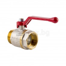 Сферичен кран М/Ж 1 1/4'' - алуминиева ръкохватка