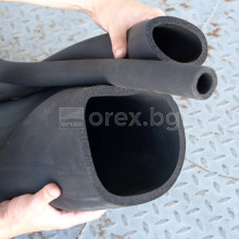 Тръбна изолация 13хØ22мм, 2м, черна микропореста гума - K-FLEX