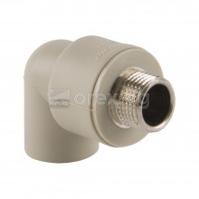 ППР(PPR) Коляно с външна месингова резба Ø20-1/2''