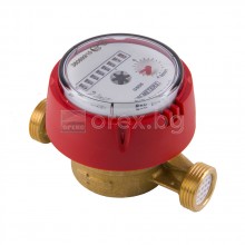 Водомер сух, 1/2'', топла вода, 3м³/ч, без холендри - B METERS