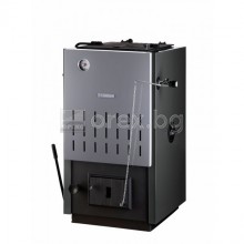 Стоманен Котел BOSCH SOLID 2000B 16kW - твърдо гориво (дърва, въглища), триходов, регулатор на тяга, SFU 16 HNS