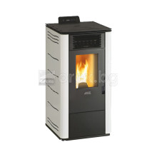 Суха Пелетна Камина ARTEL Easy L12 - 10.10kW, без водна риза - БЯЛ (гланц)