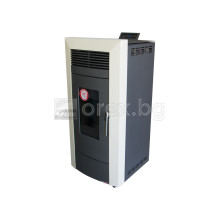 Пелетна Камина ALFAPLAM Commo - 21kW, с водна риза 17.86kW - ЧЕРВЕН (мат)