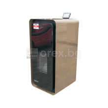 Пелетна Камина BURNiT Calor 4G - 13kW, с водна риза 11kW - КАПУЧИНО (гланц)